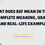 what does bsf mean in text