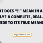 what does !! mean in text reply