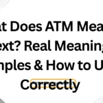 what does atm mean in text
