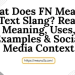 what does fn mean in text slang