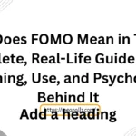 what does fomo mean in text