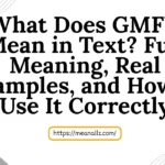 what does gmfu mean in text