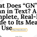 what does gn mean in text