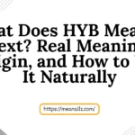 what does hyb mean in text