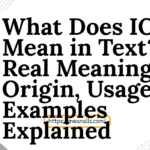 what does ionk mean in text