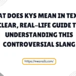 what does kys mean in text
