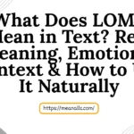 what does loml mean in text