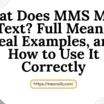what does mms mean in text