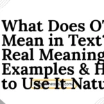 what does otg mean in text