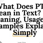 what does ptso mean in text