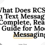 what does rcs mean in text messaging