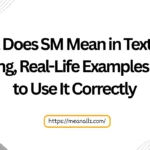what does sm mean in text