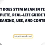 what does sttm mean in text