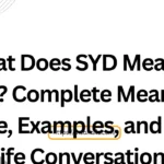 what does syd mean in text