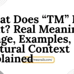 what does tm mean in text