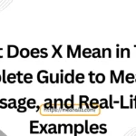 what does x mean in text