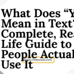 what does yk mean in text