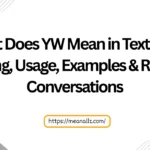what does yw mean in text