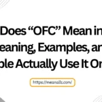 what does ofc mean in text