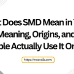 what does smd mean in text