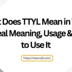 what does ttyl mean in text