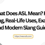 what does asl mean