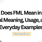 what does fml mean in text