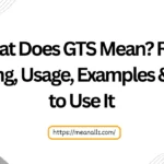 what does gts mean
