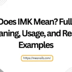 what does imk mean