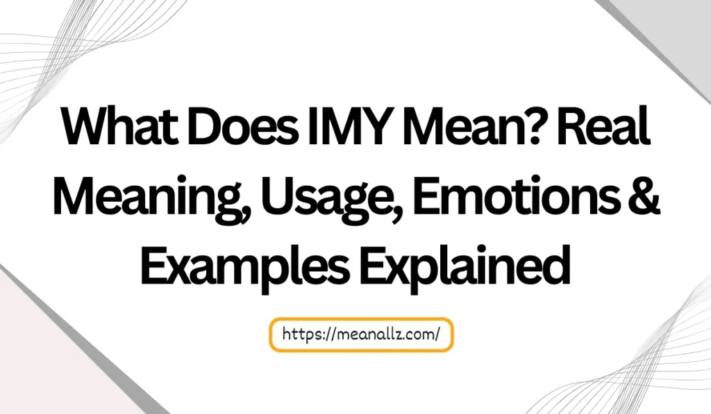 what does imy mean