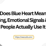 what does blue heart mean
