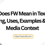 what does fw mean in text