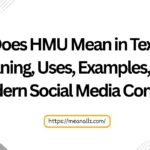 what does hmu mean in text