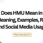 what does hmu mean in text