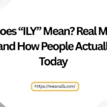 what does ily mean