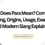 what does para mean