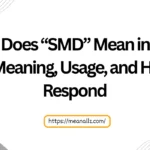what does smd mean in text