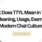 what does ttyl mean in text
