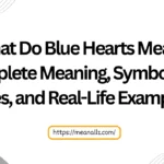 what do blue hearts mean