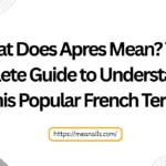 what does apres mean