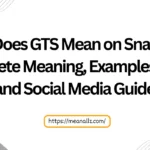what does gts mean on snapchat
