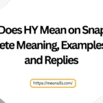 what does hy mean on snapchat