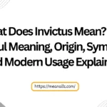 what does invictus mean