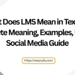 what does lms mean in texting
