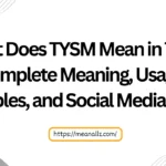 what does tysm mean in text