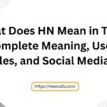 what does hn mean in text